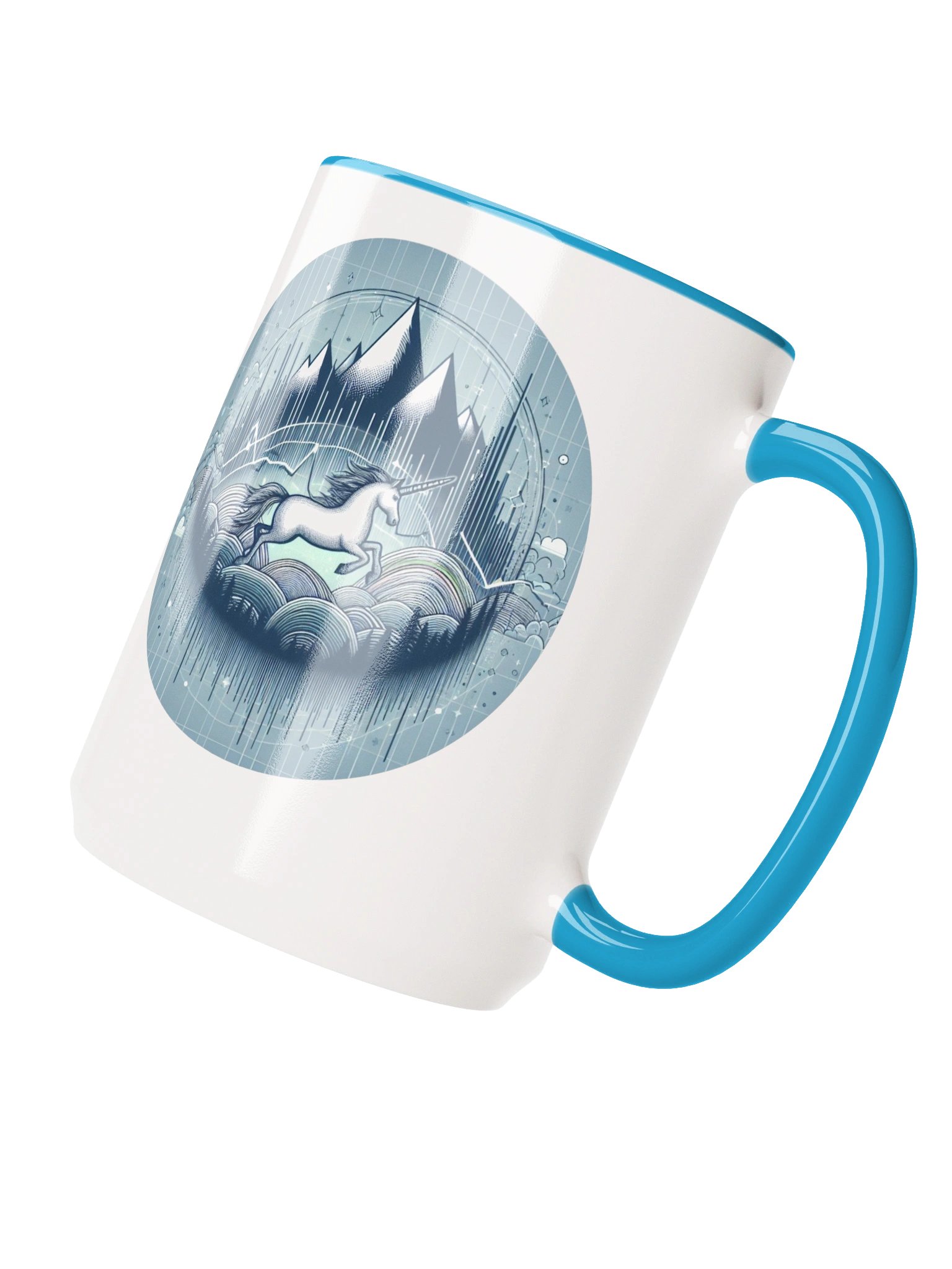 Unicorn Chasing Club - Blue logo product image (8)