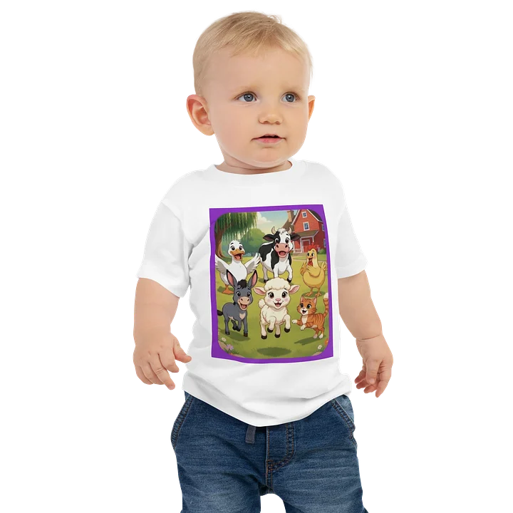 Cute Farm Animal Children’s T-shirt product image (1)