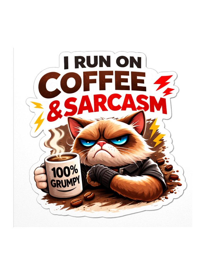 I Run on Coffee & Sarcasm - GrumpyLabs.dev product image (1)