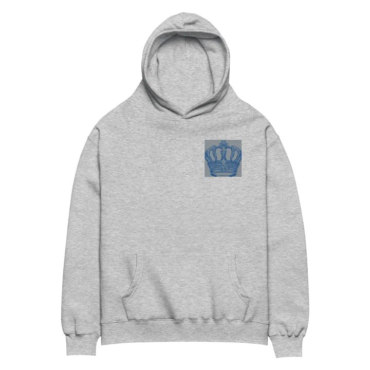 Regal Monochrome Crown Oversized Hoodie product image (32)