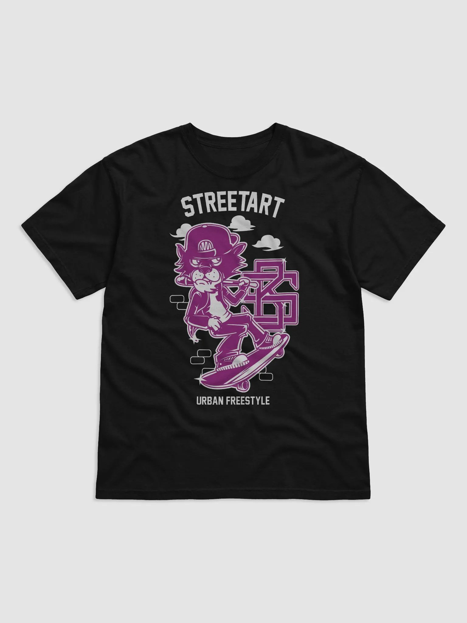 Panther Skater Street Art Tee product image (1)