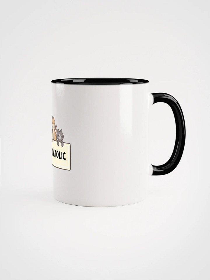 Whimsical CATolic Ceramic Mug product image (2)