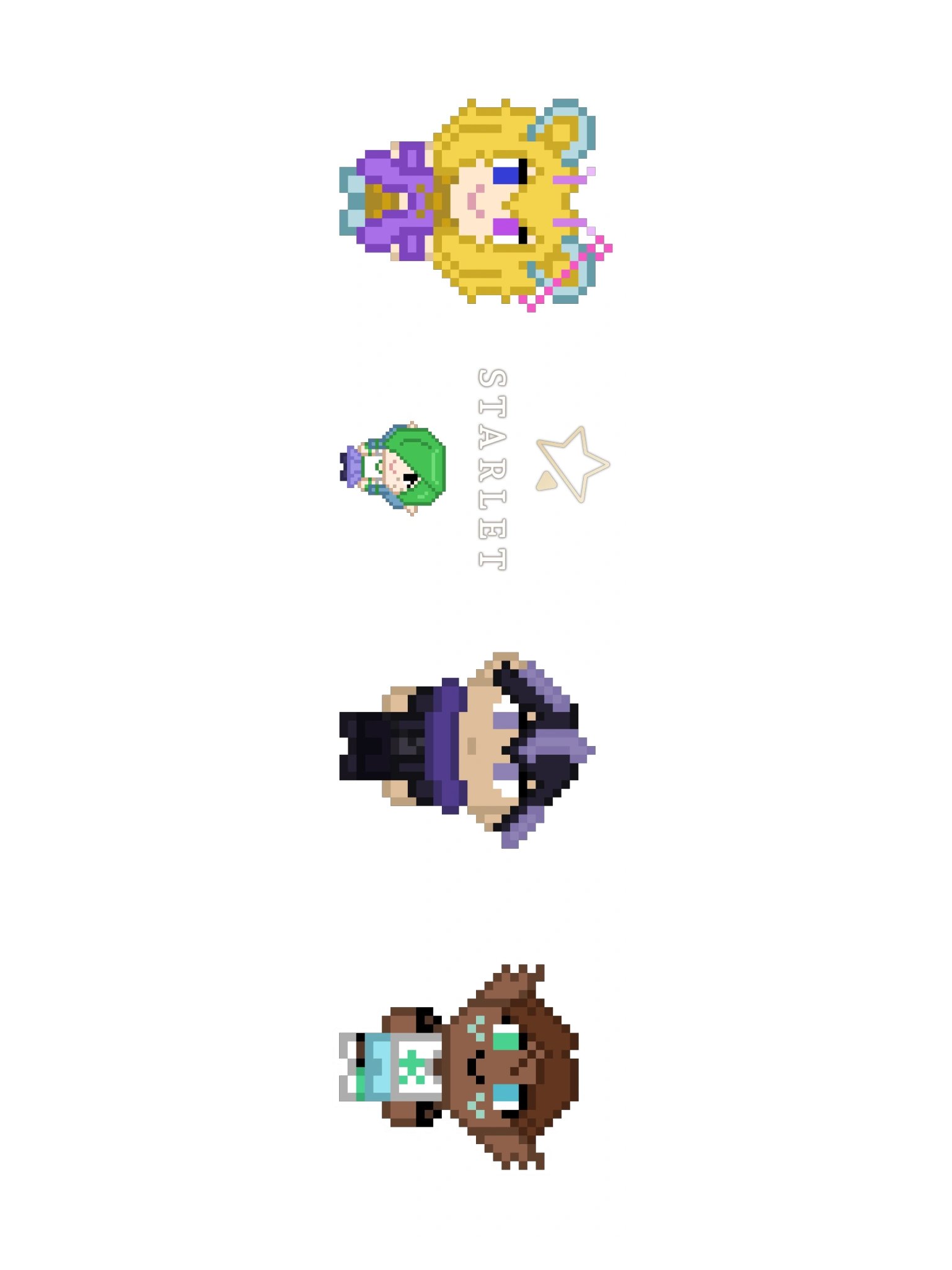 Pixel Starlet Stickers!! product image (3)