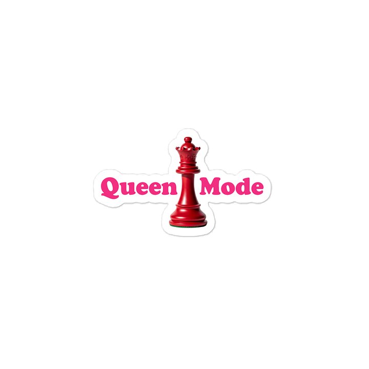 "Queen Mode" Chess Piece Kiss-Cut Vinyl Decal product image (2)