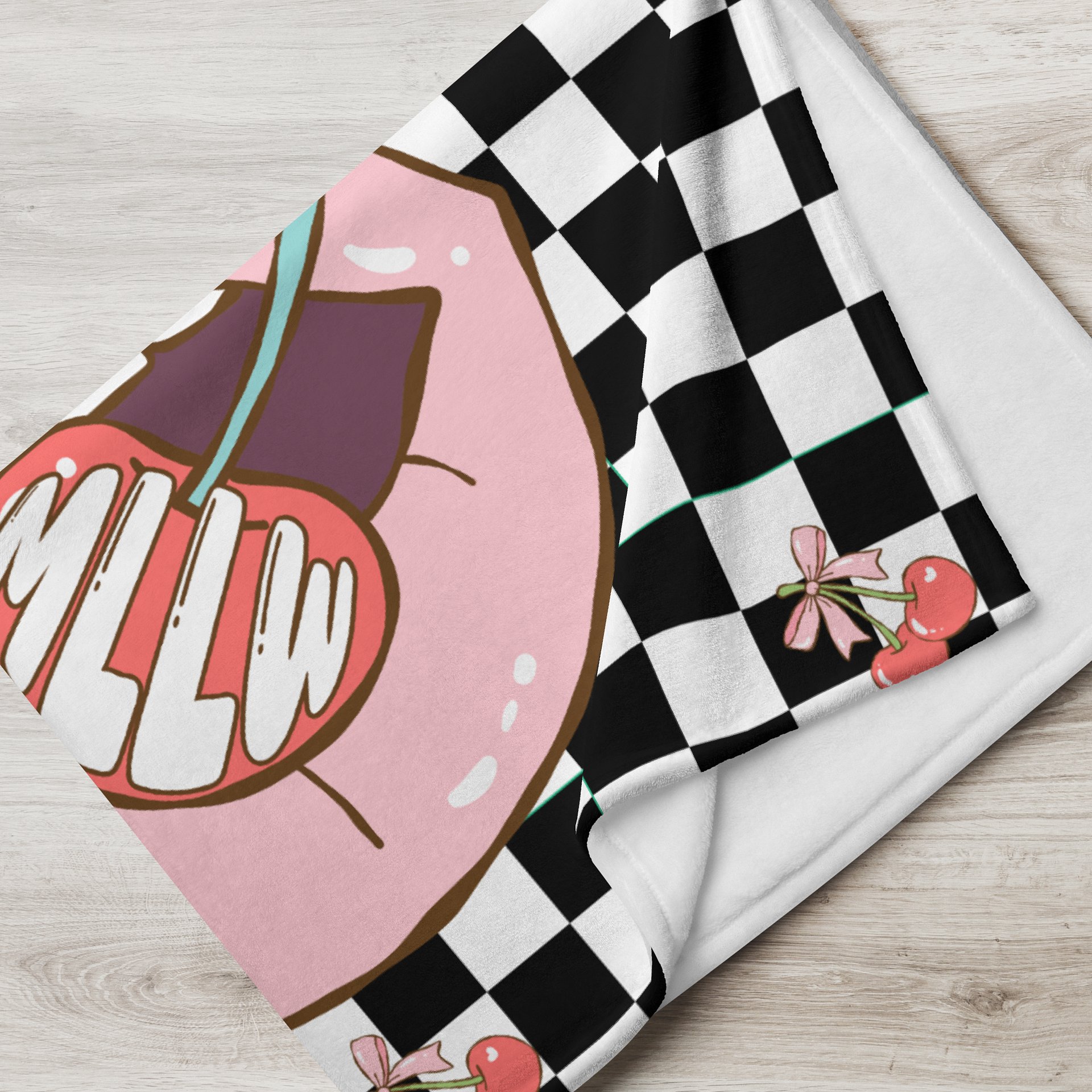 MLLW Cherry Bomb Throw Blanket product image (7)