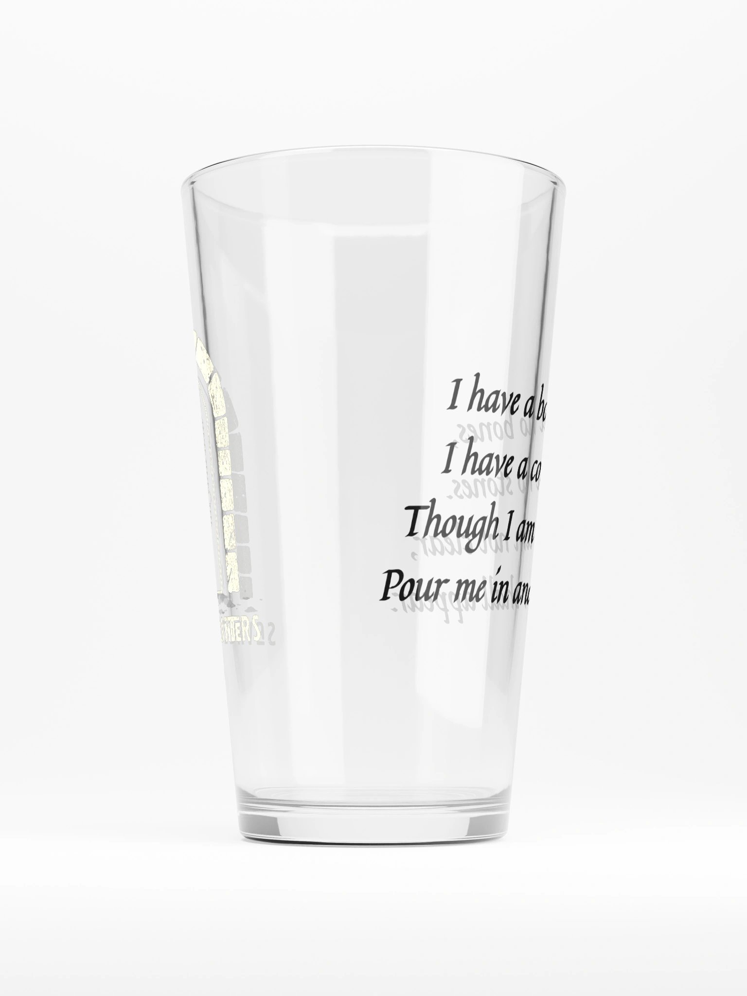 D&D Riddle Pint Glass product image (1)