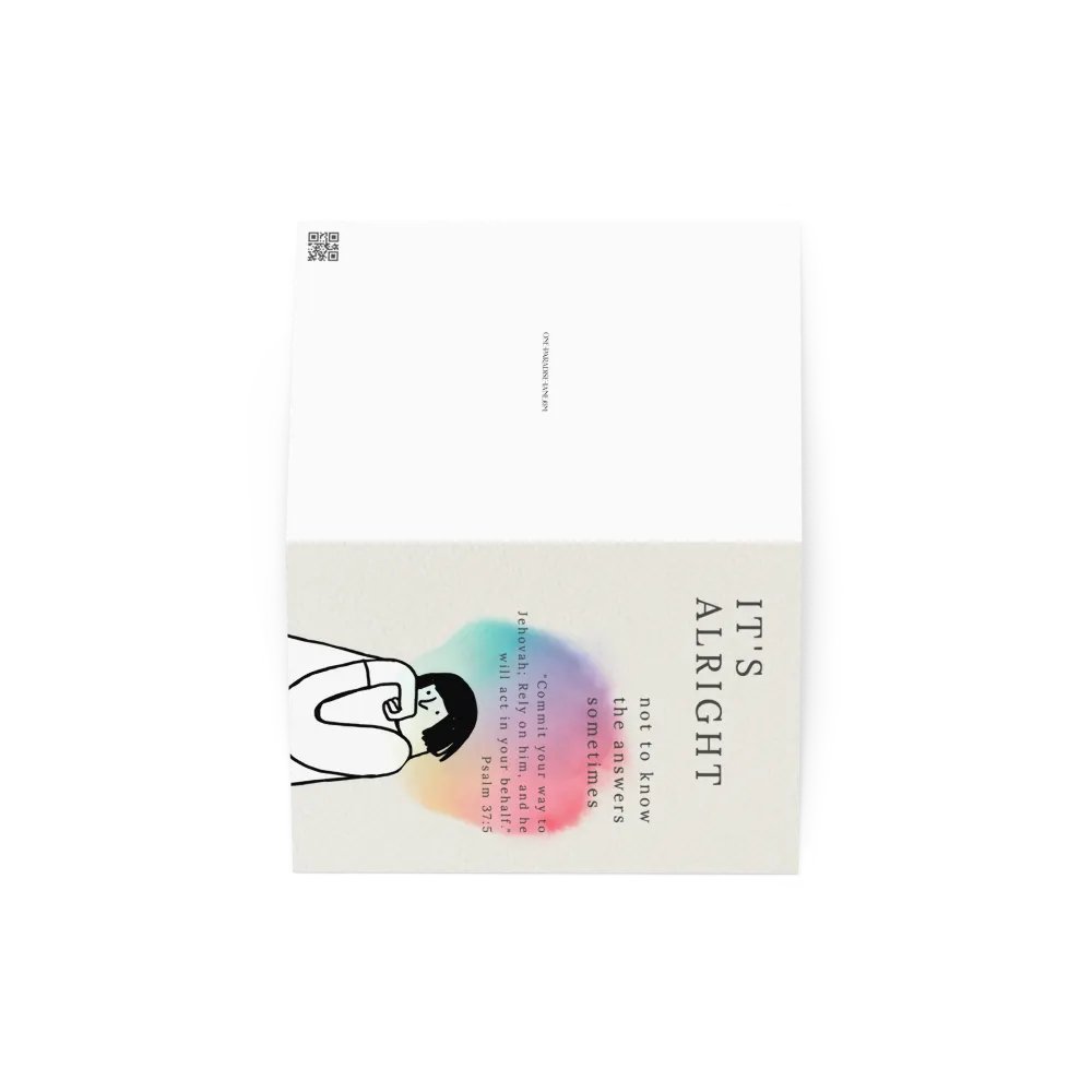 "It's Alright" | Psalm 37:5 Encouragement Greeting Card product image (6)