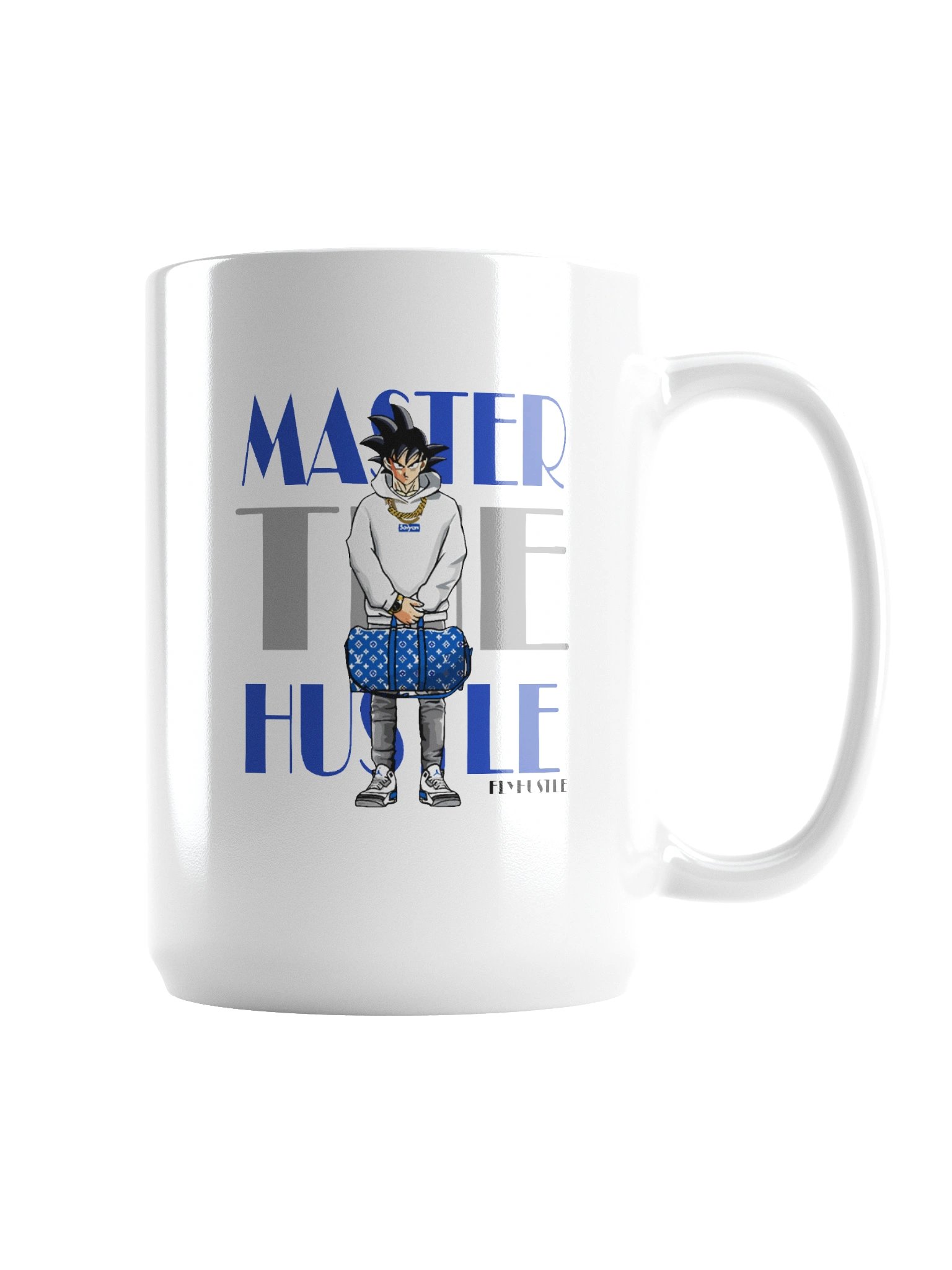 Ceramic Mug – Saiyan Hustle Modern Graphic Coffee Mug for Daily Use product image (2)