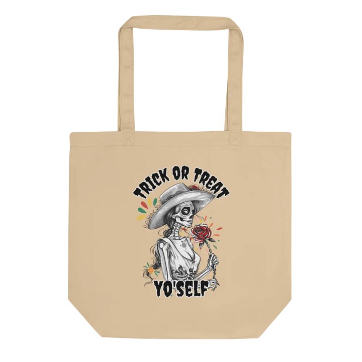 Trick or Treat Yo'Self Canvas Cotton Bag product image (2)