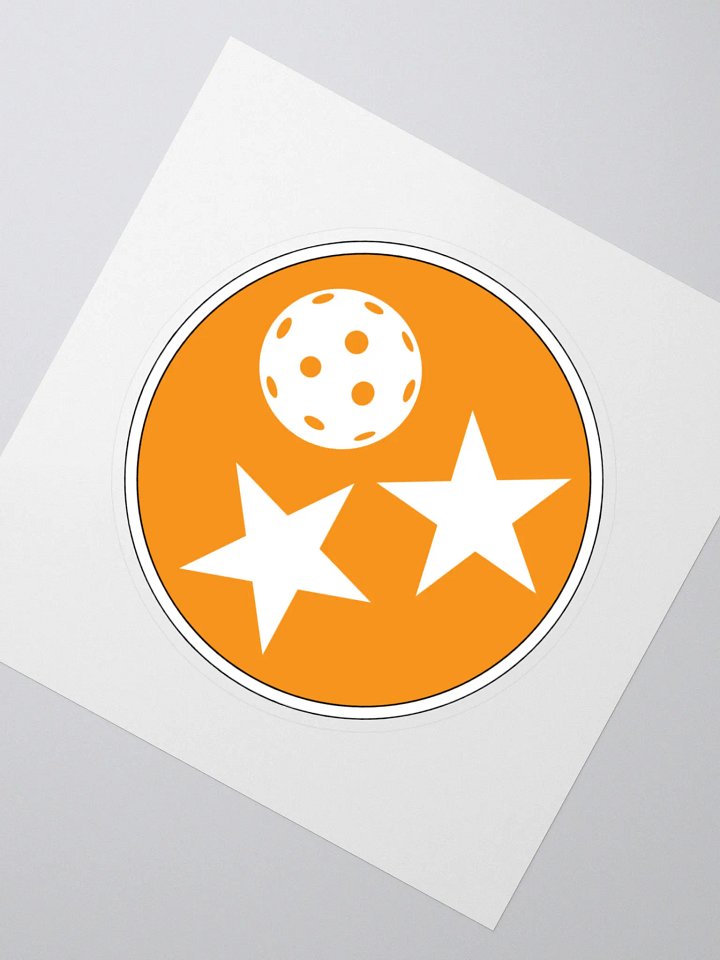 Pickleball Tri Star Sticker product image (2)