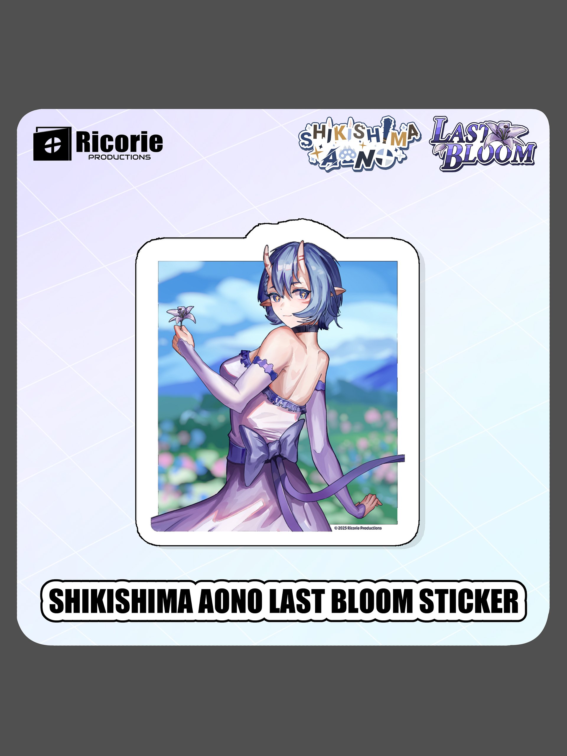 Shikishima Aono Last Bloom Sticker product image (1)