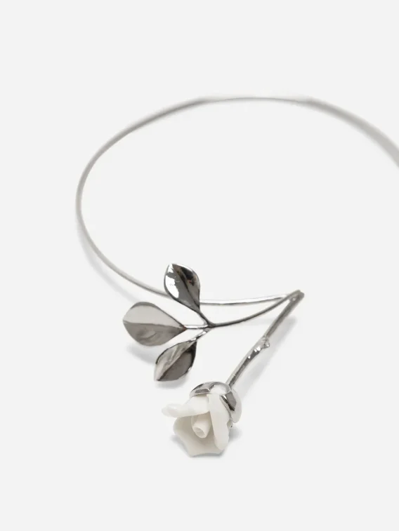 Silver Rose Choker product image (4)