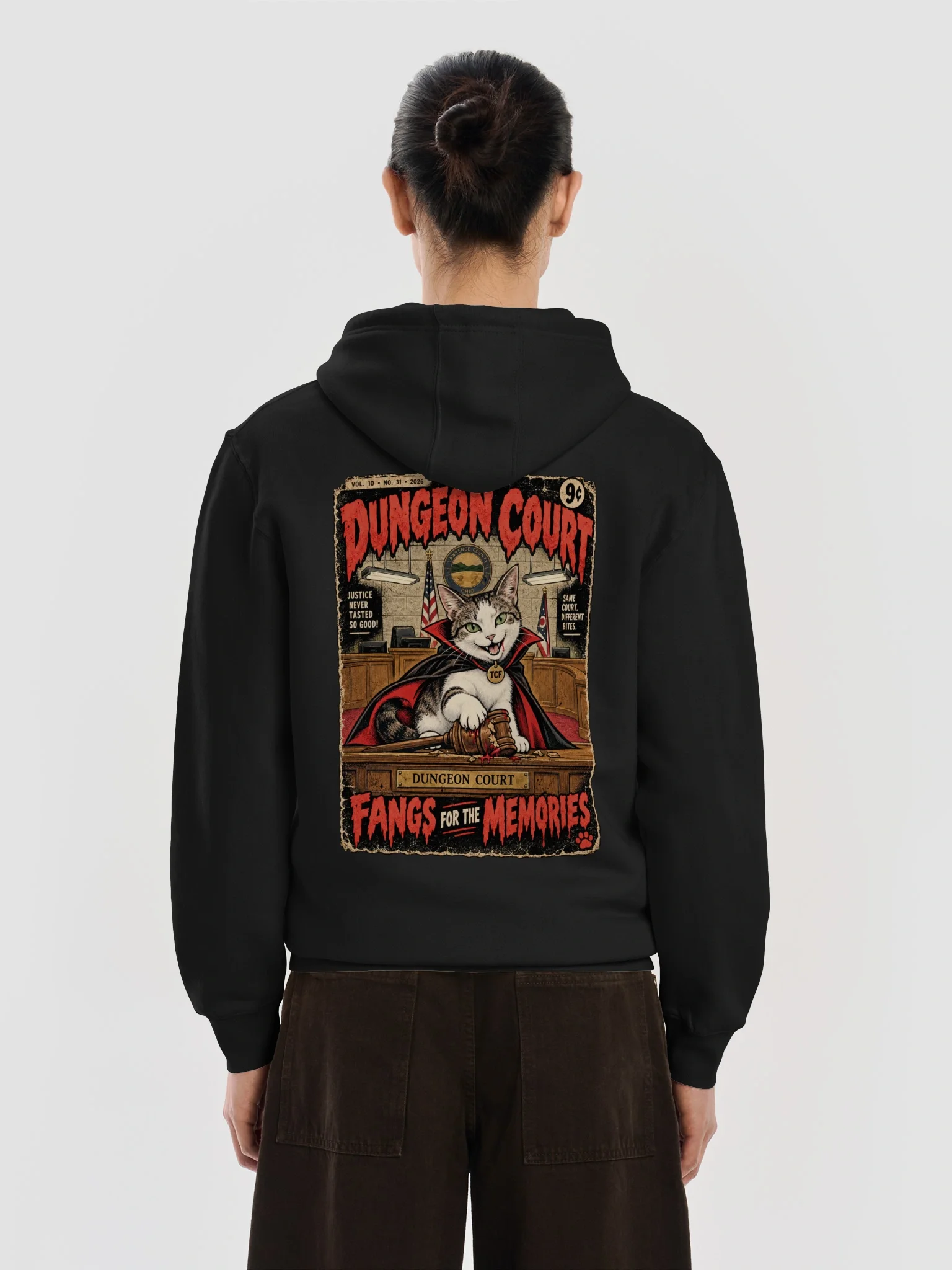 Dungeon Court Fangs For The Memories Zipper Hoodie