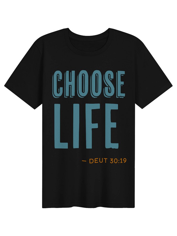 Choose Life Deuteronomy 30:19 Pro-Life Tee product image (5)