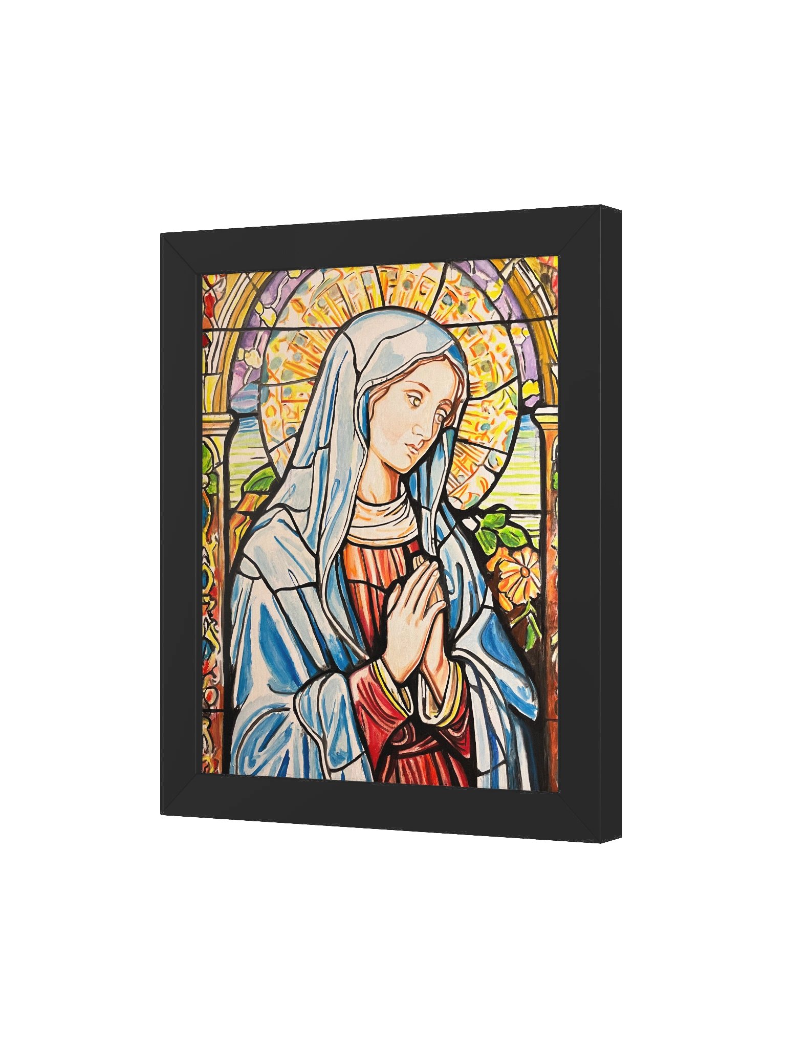 Blessed Mother by Warren Willowdale (Framed High-Quality Matte Poster) product image (3)