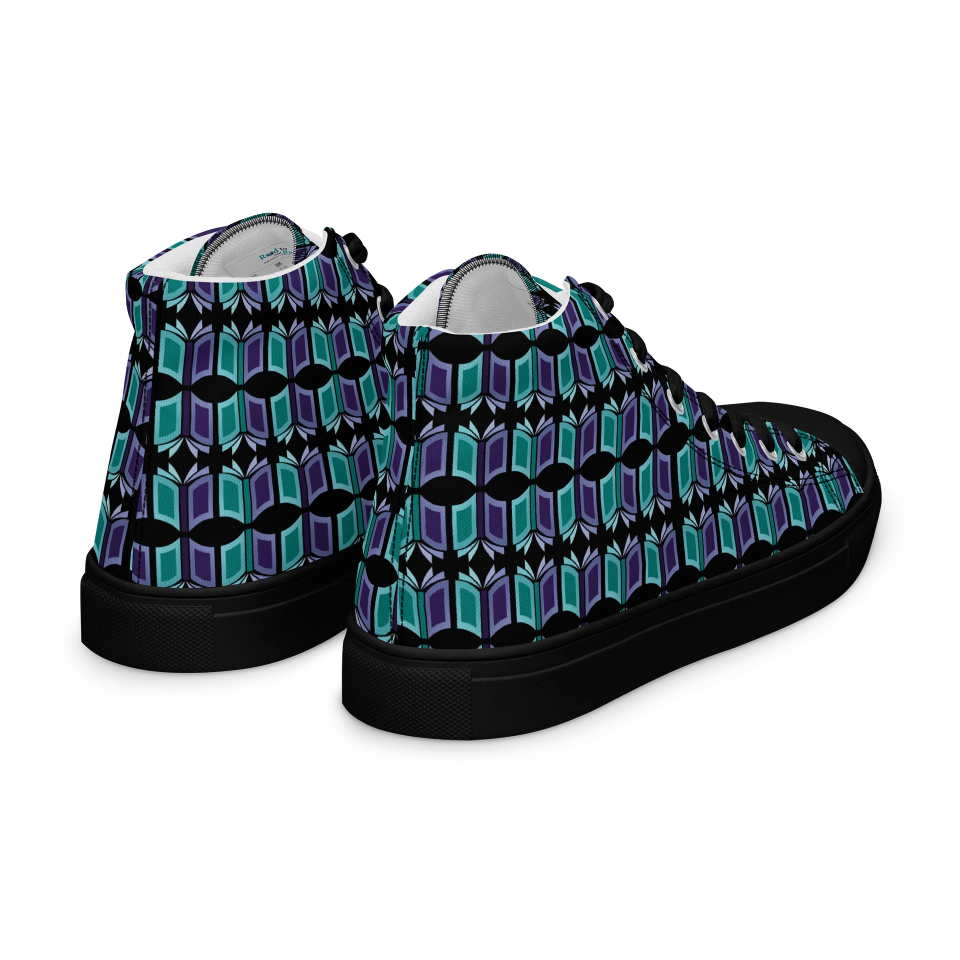 Women's Black High Top Canvas Shoes + One-Time Contribution product image (7)