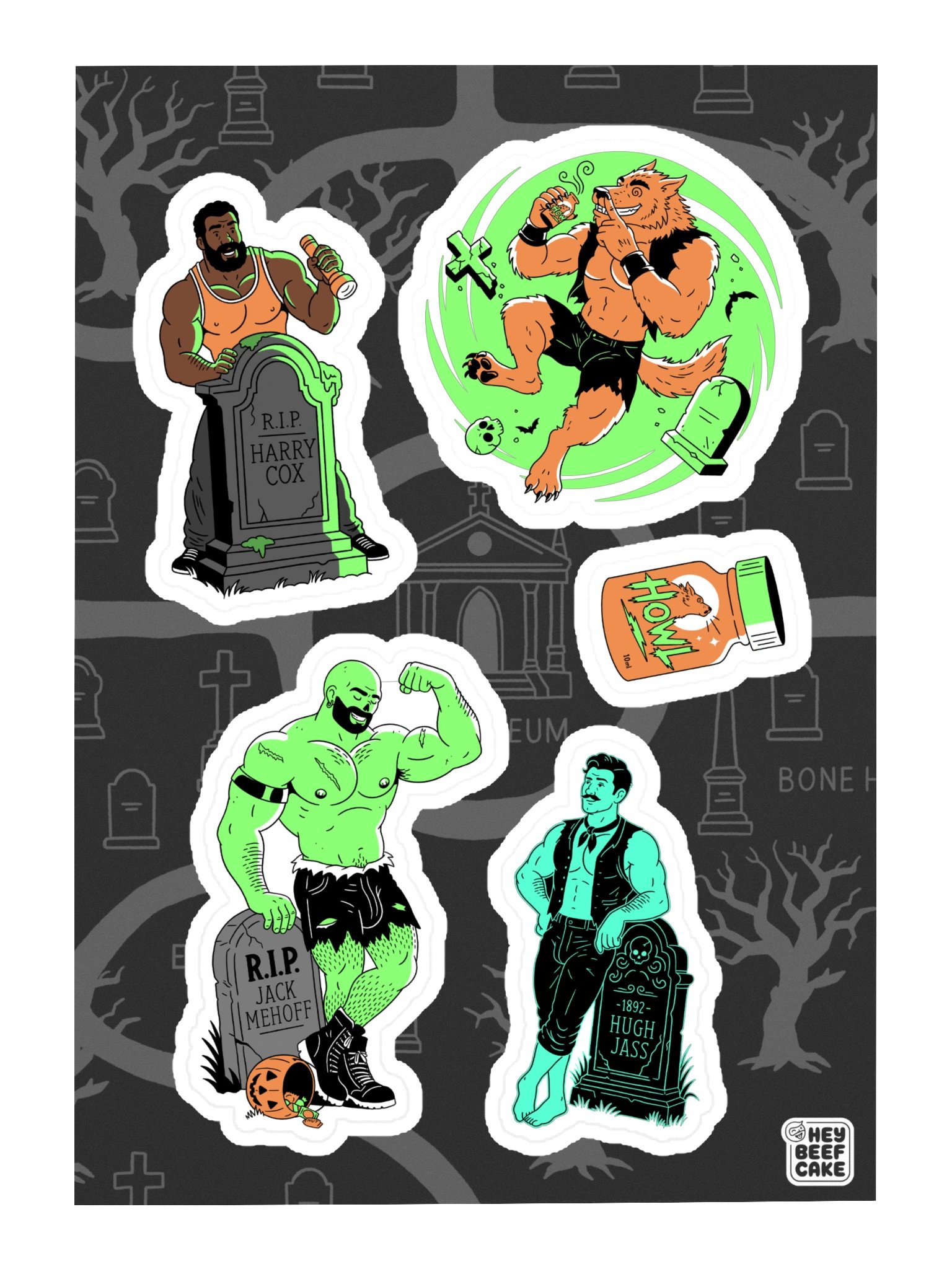 THICC or TREAT 2026 Sticker Sheet product image (3)