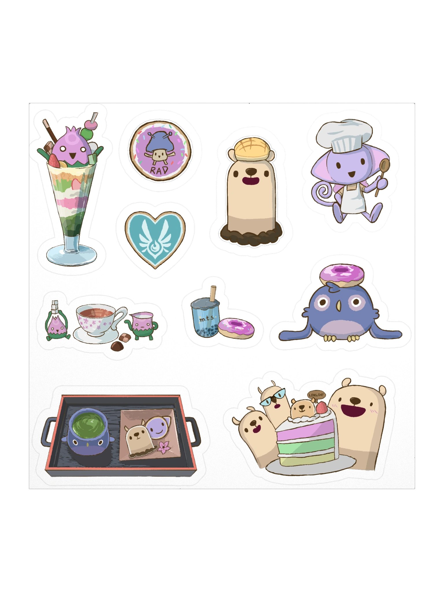 Rakuen Dessert Stickers product image (1)