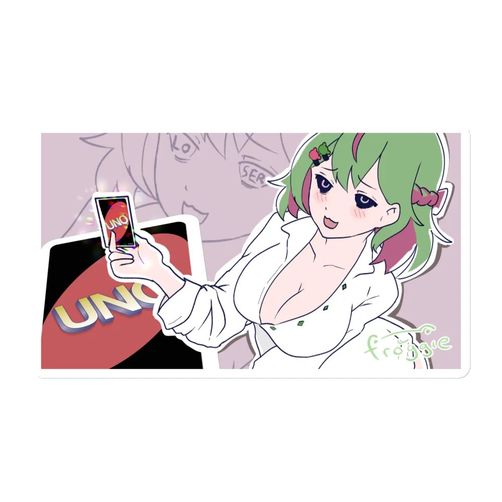UNO! Nice Try Froggie Digitally Signed Magnet product image (1)