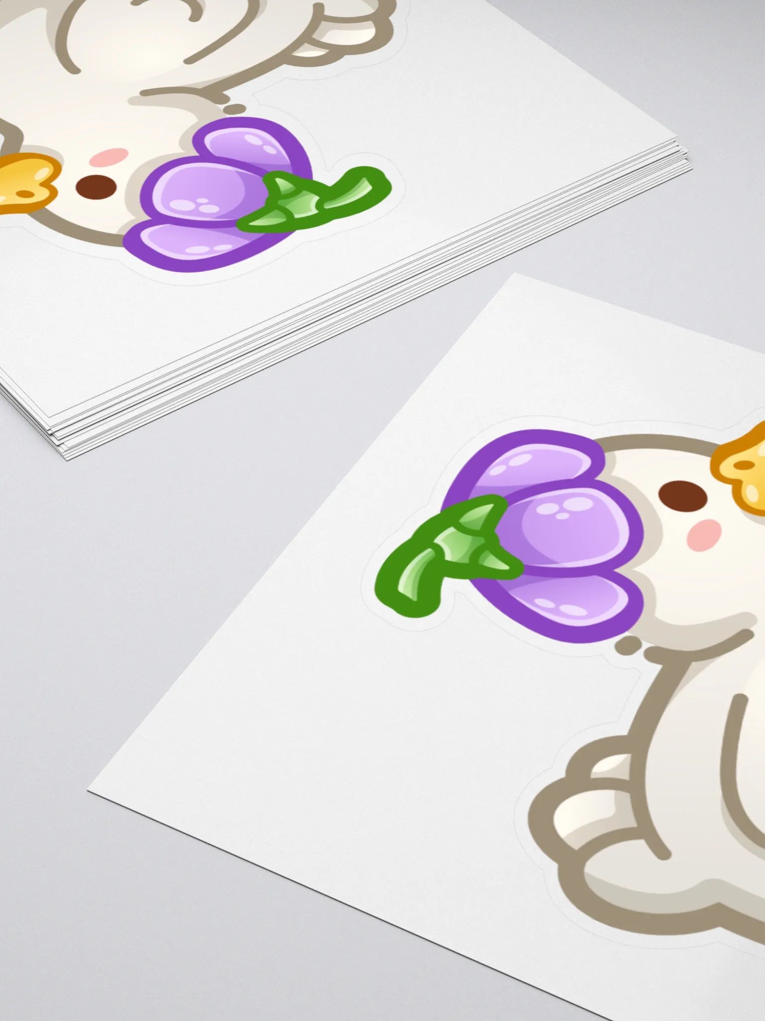 Duck with a Flower Hat (White) product image (4)