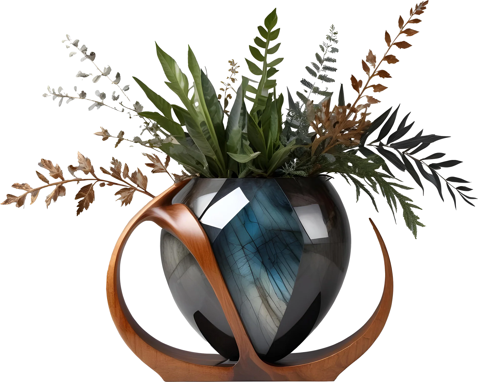 Celestial Symphony Bowl Vase – PNG product image (1)