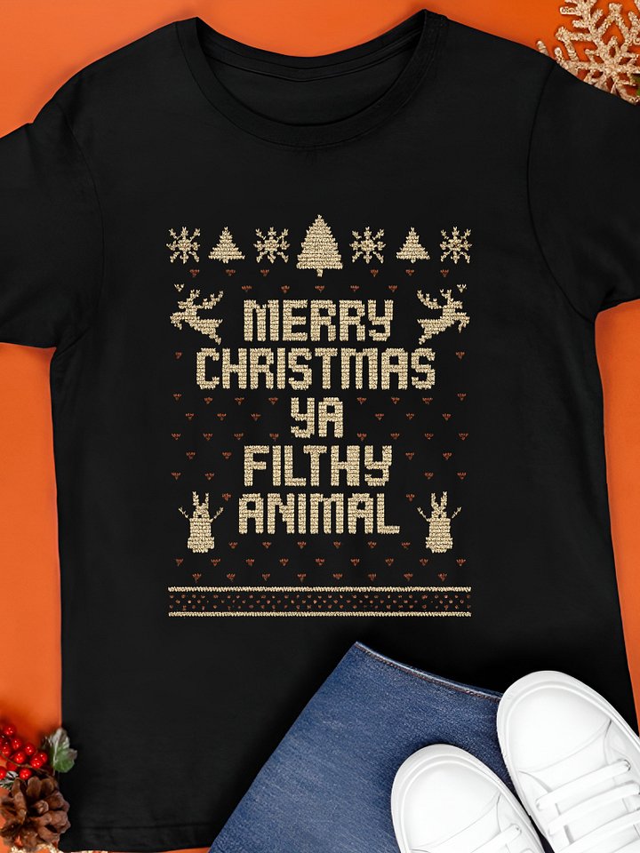 Merry Christmas Ya Filthy Animal Shirt product image (1)