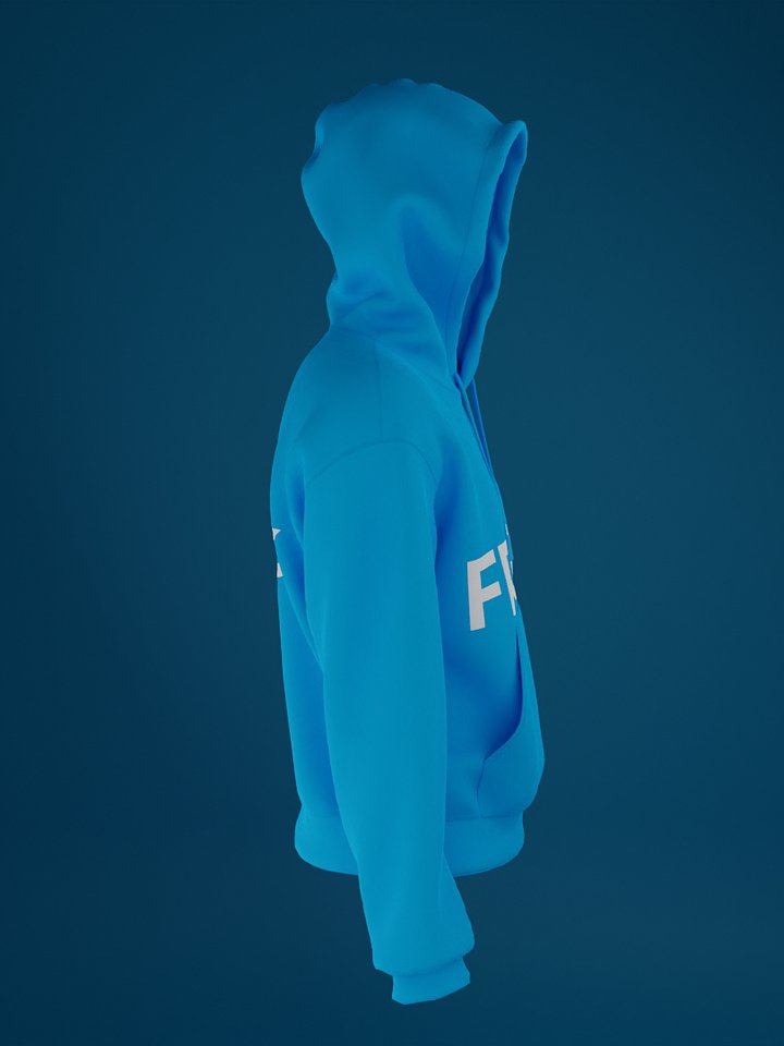 Hoodie with rope (Walking and 360 Animation) product image (2)