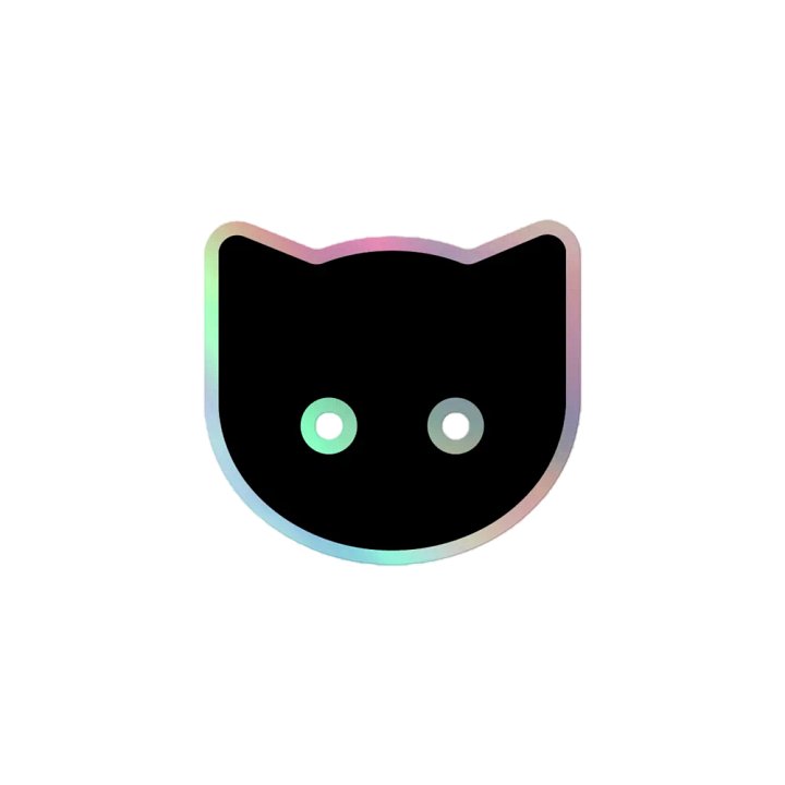 Land of Kittens Holographic Sticker product image (1)