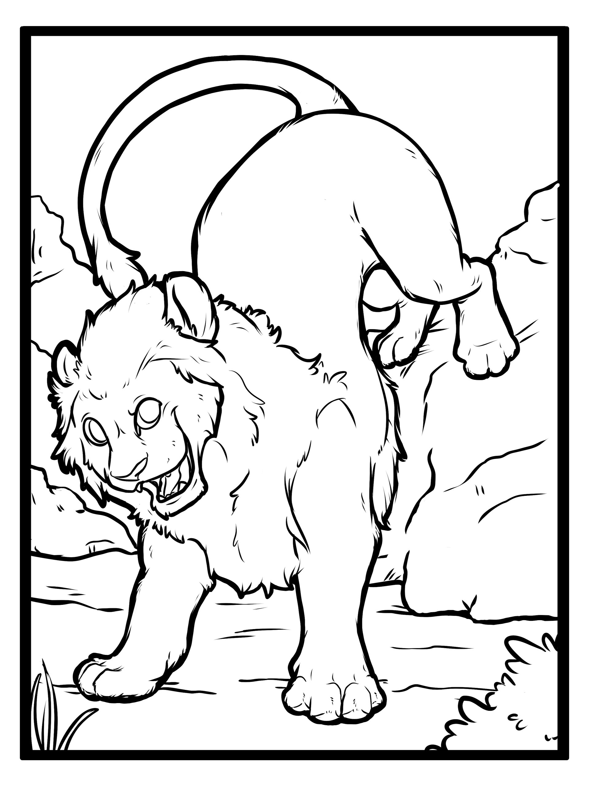 African Lion Collection - Coloring Pages product image (3)