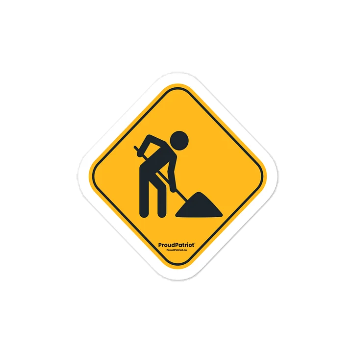 Working Vinyl Sticker product image (1)