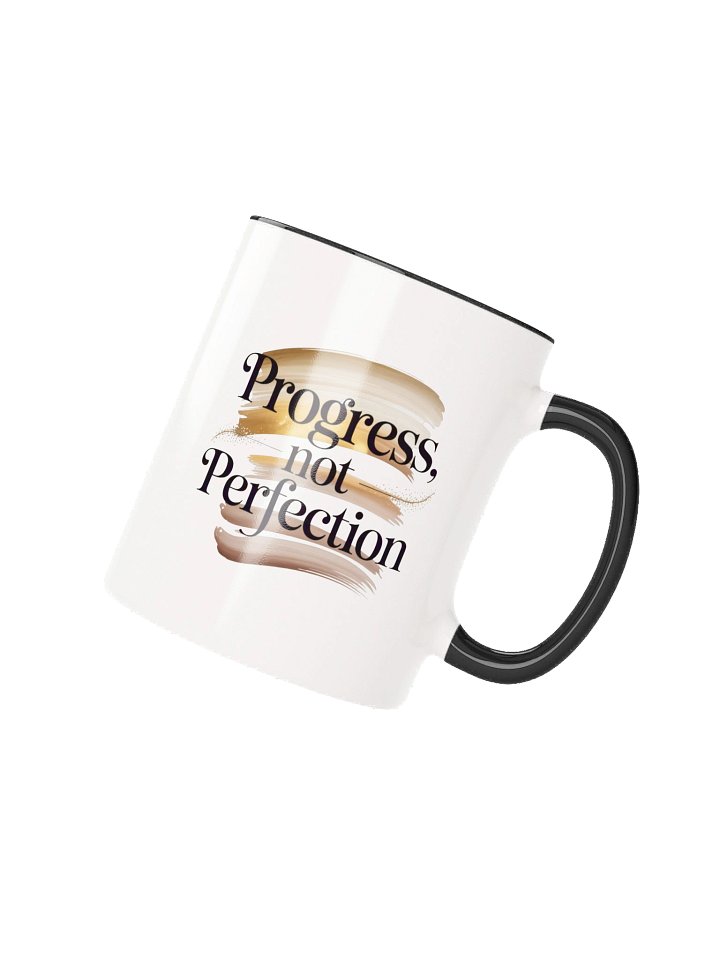 Progress Not Perfection Coffee Mug - with Color Inside product image (2)