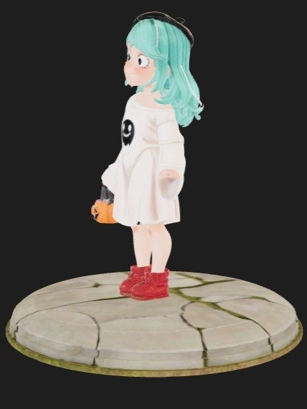 Hilda's Halloween!! - .STL - 3D model instant download! Original fan art product image (5)