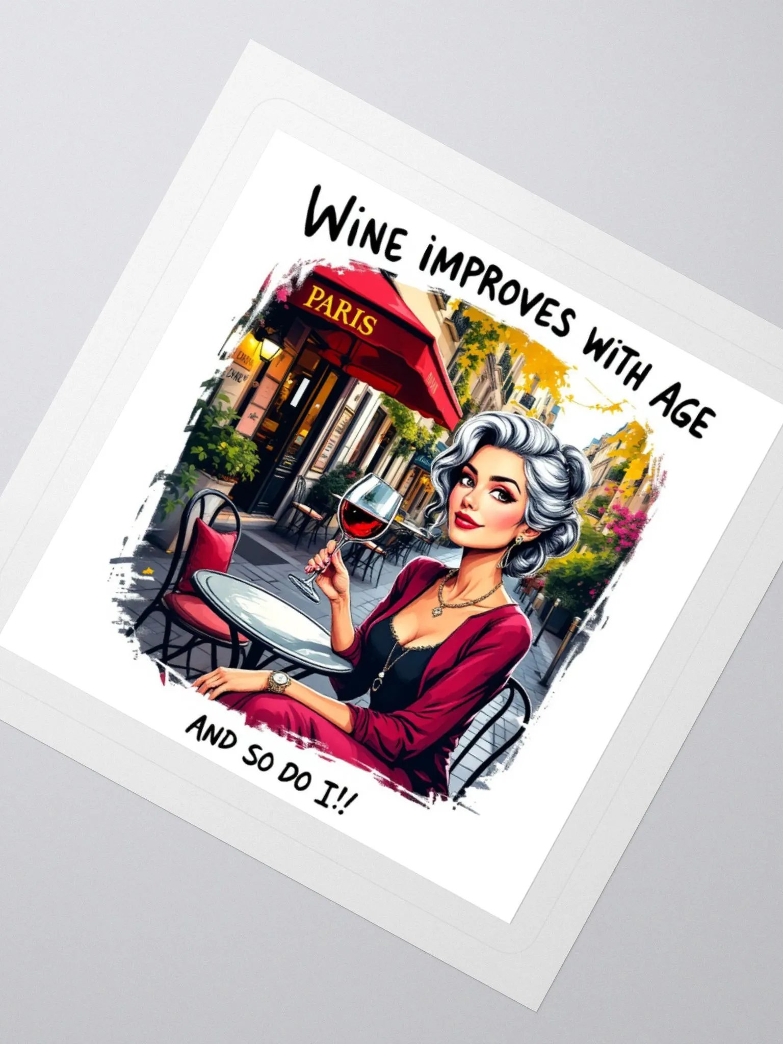 Age Like Fine Wine Sticker Set product image (6)