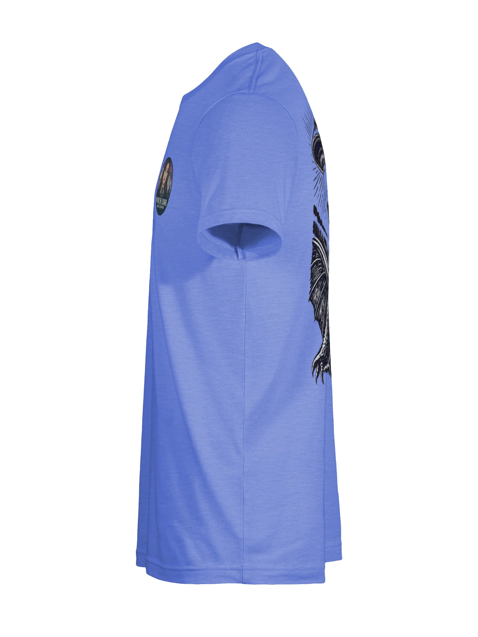 MOTHMAN SELFIE W/ FRONT LOGO SUPER SOFT T-SHIRT (HEATHERED COLORS PT.1) product image (11)