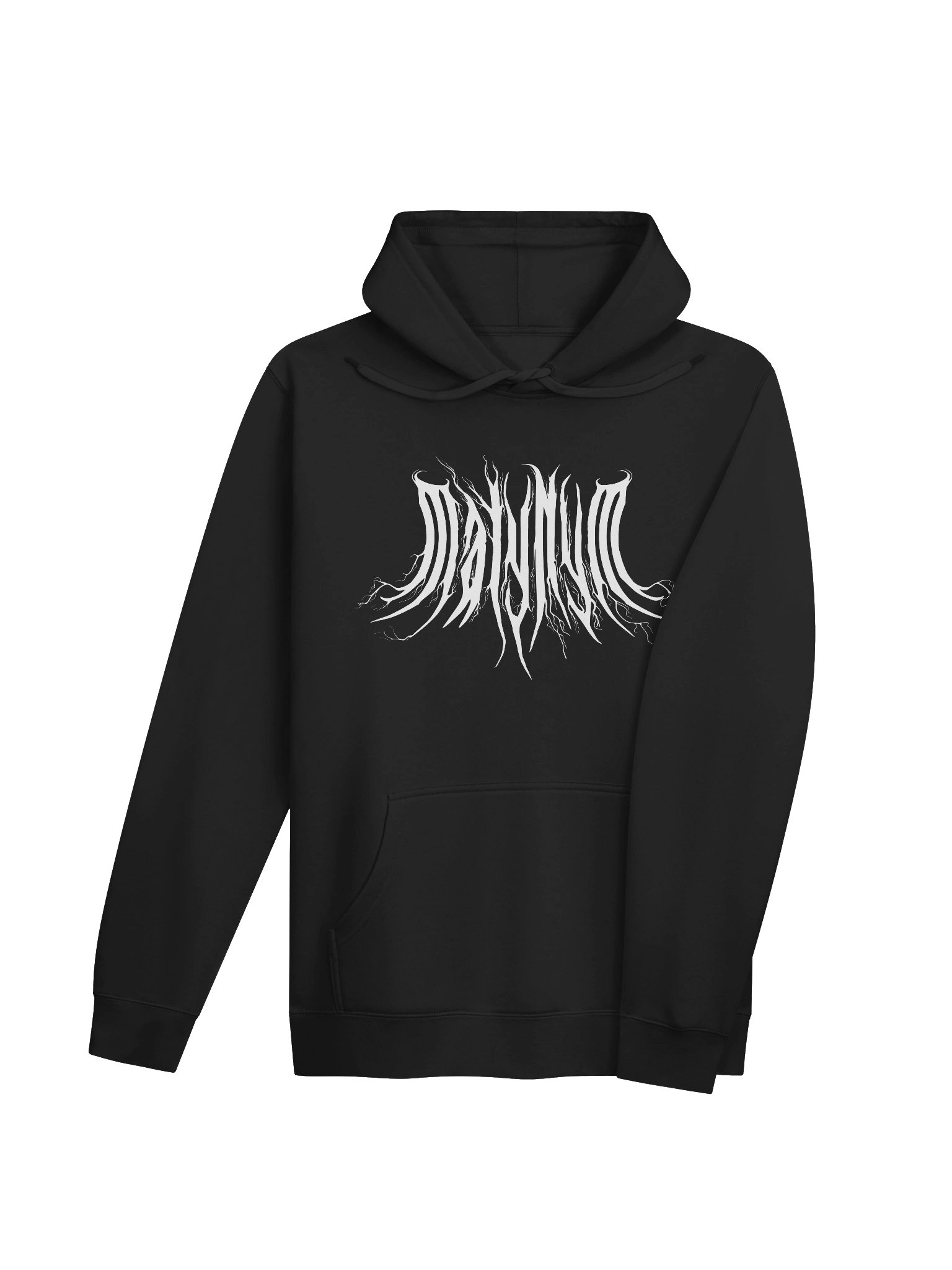 MalyNym logo white Stencil Hoodie product image (4)