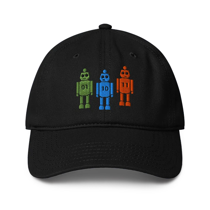 3 Binary Robots - Embroidered Baseball Hat product image (1)