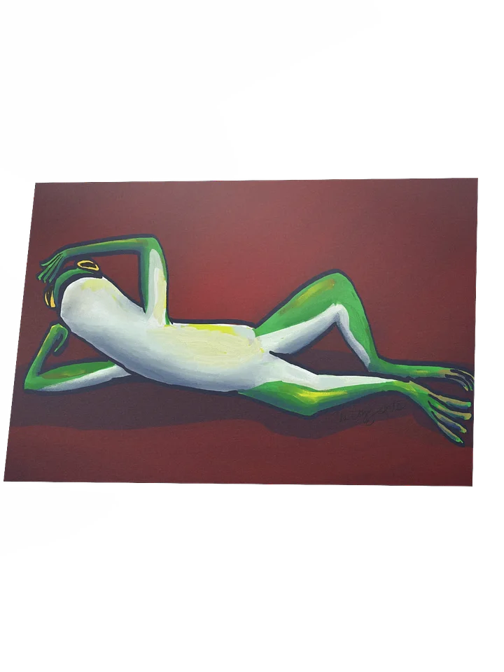 Reclining Frog Print product image (2)