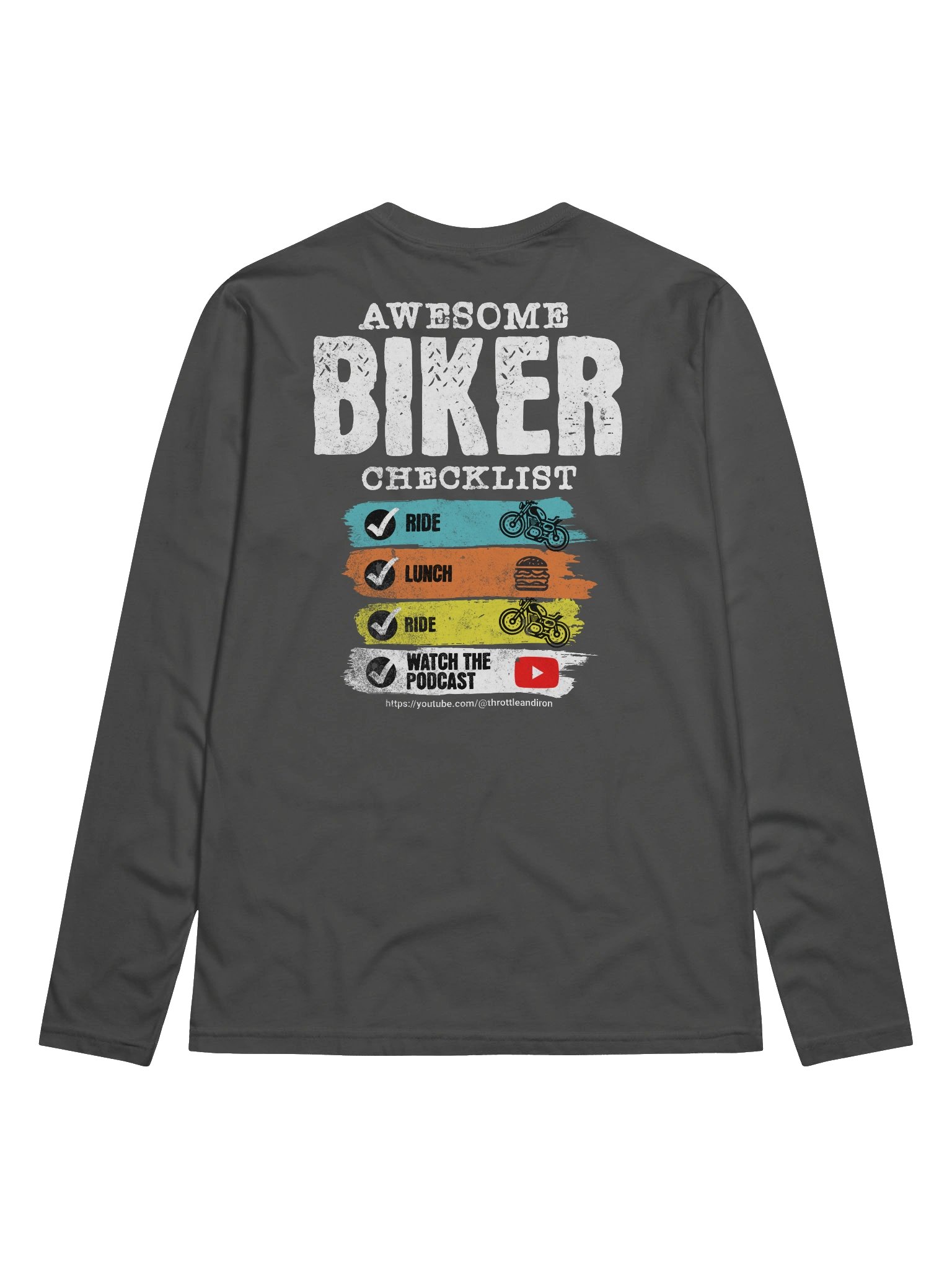 Throttle & Iron “Start Your Morning Right” Long Sleeve product image (3)