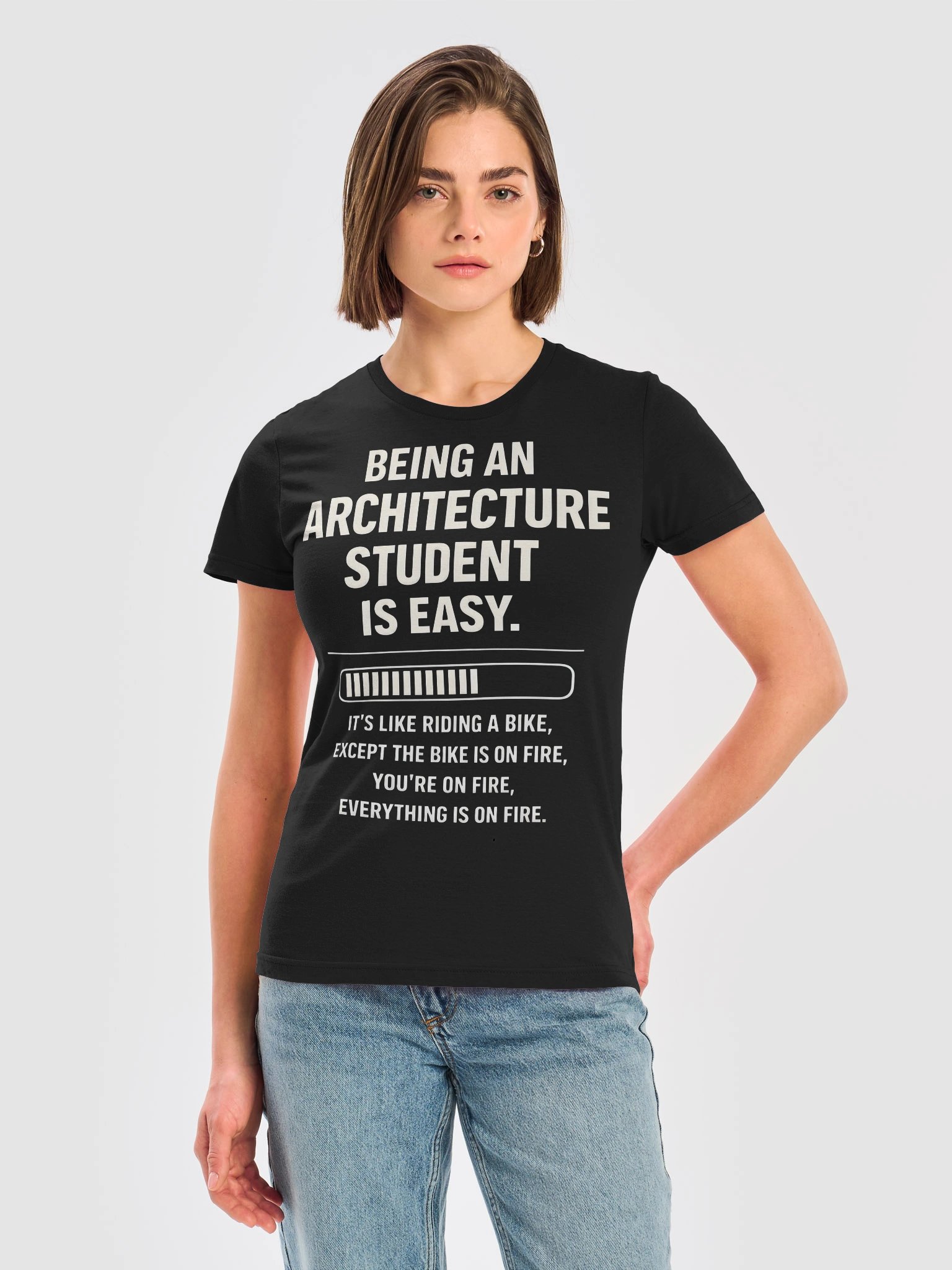 Architecture Student Is Easy Tee product image (15)