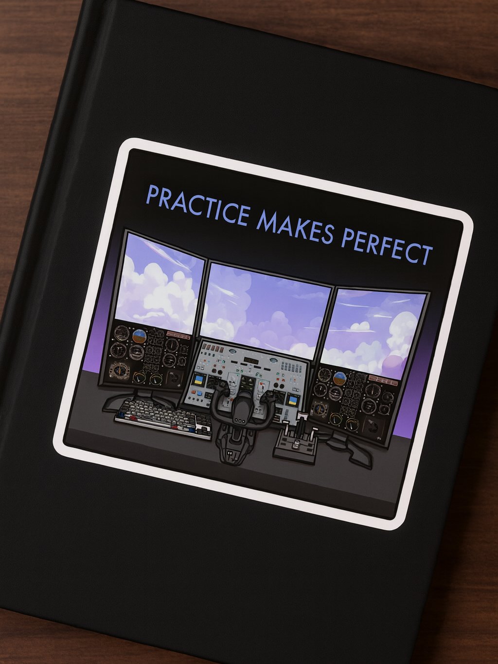 Practice Makes Perfect Sticker product image (1)