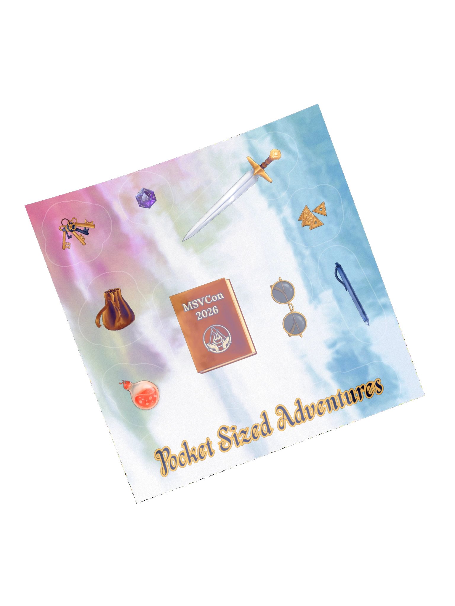 MSVCon 2026: Adventure Tools Holographic Sticker Sheet product image (13)