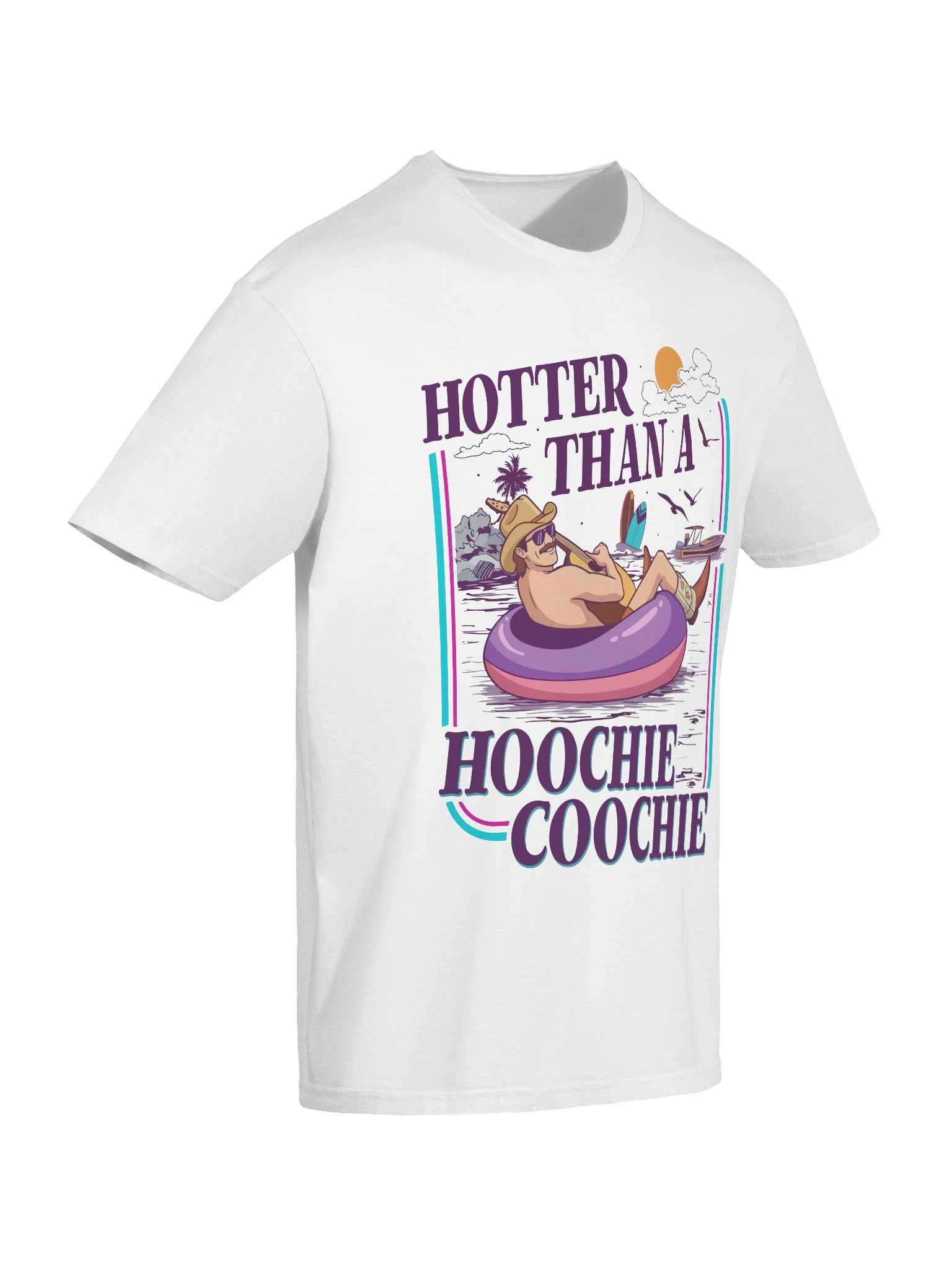 Hotter Than A Hoochie Coochie Funny Vintage Country Music T-Shirt product image (5)