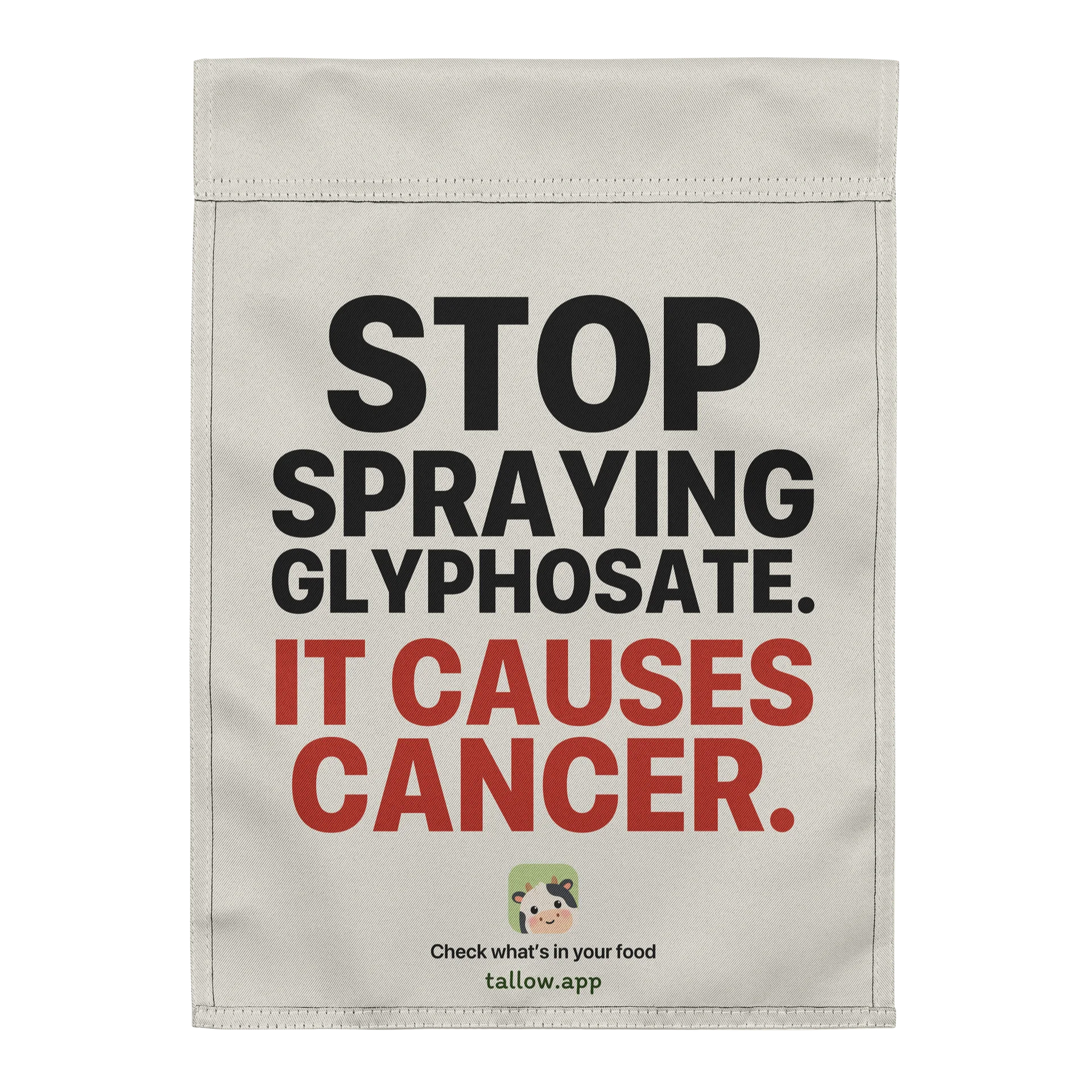 Stop Spraying Glyphosate Garden Flag product image (2)