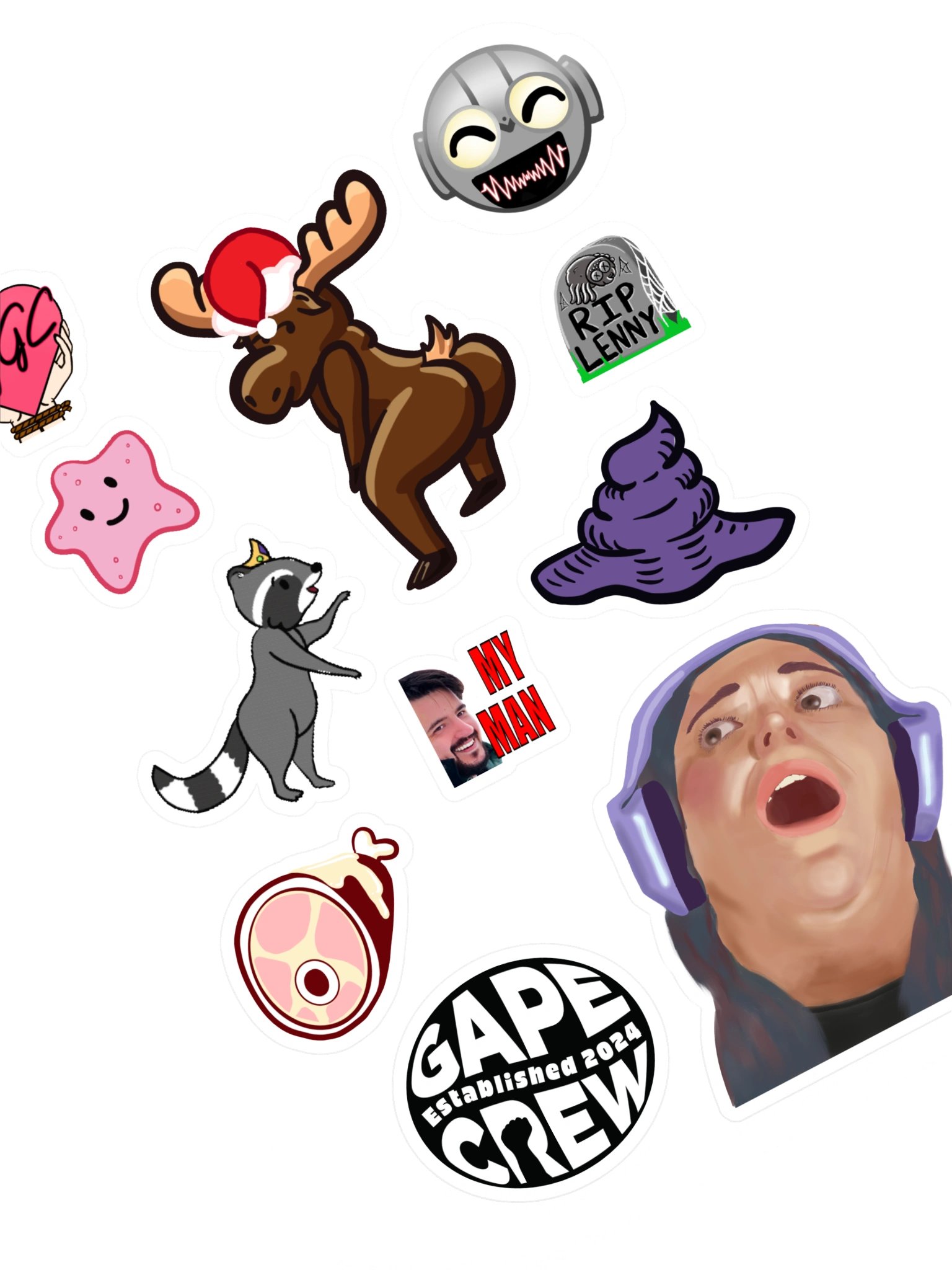 A Year of Memes Sticker Sheet product image (1)