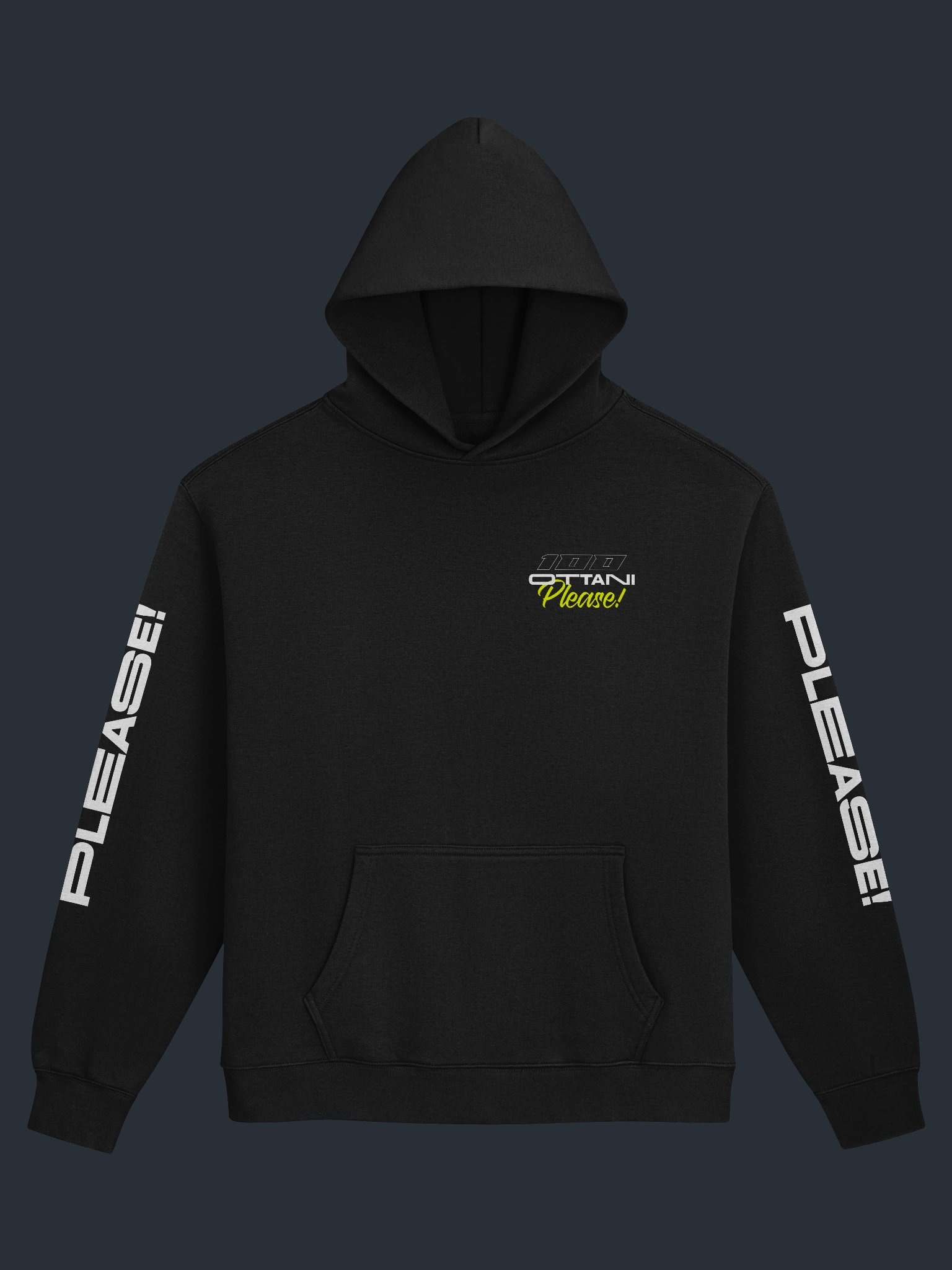 100 Ottani Please!™ Premium Oversized Racing Streetwear Hoodie | Motion Theory Edition product image (3)