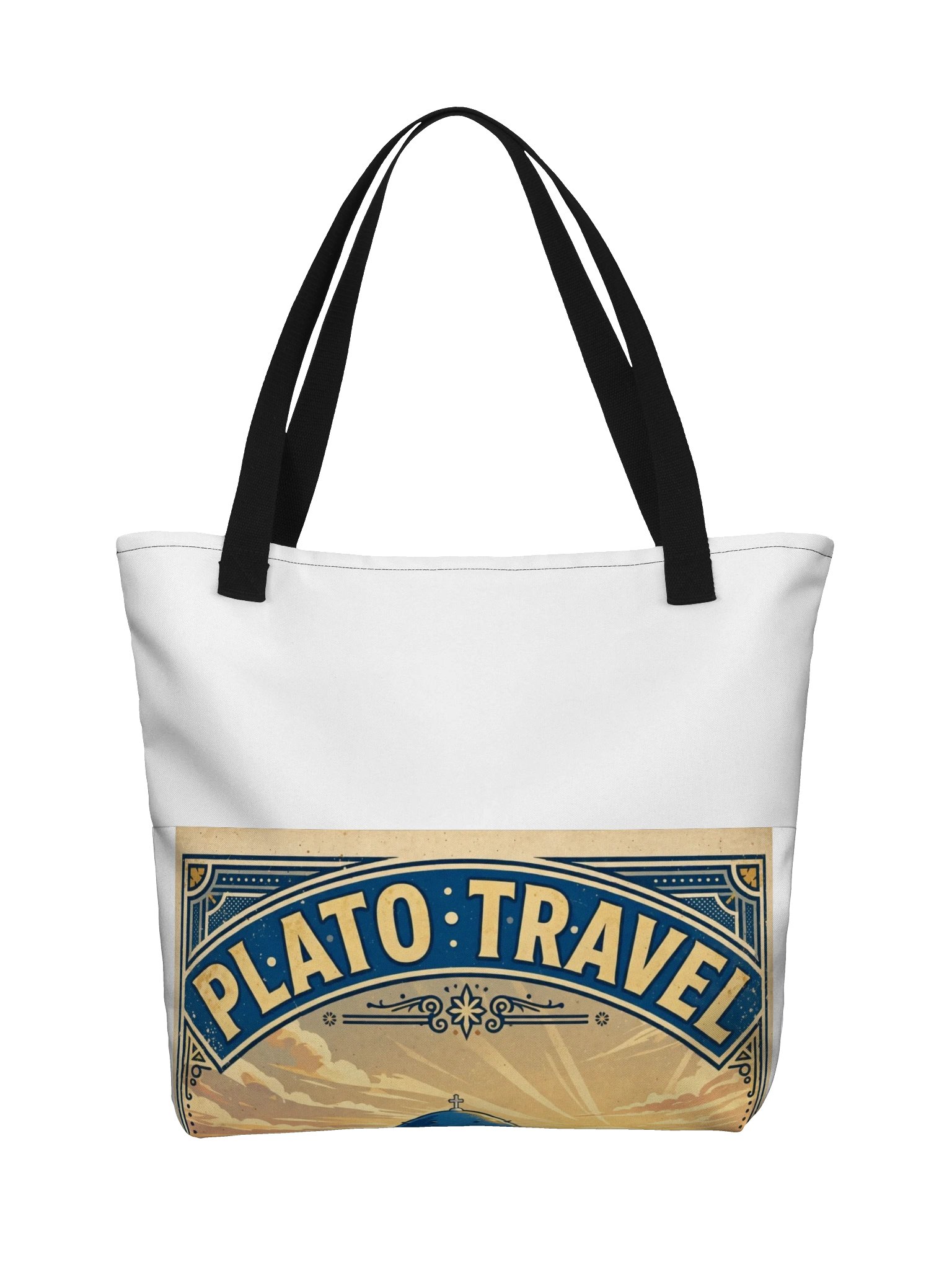 Santorini Poster Tote Bag product image (1)