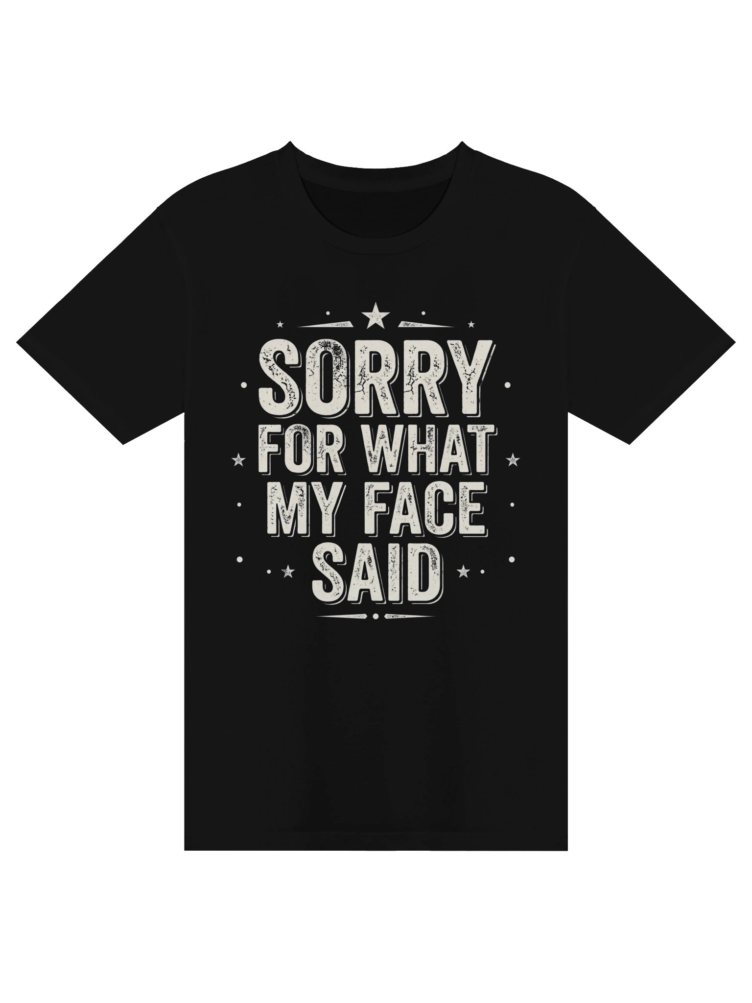 Sorry For What My Face Said – Vintage Streetwear T-Shirt product image (3)