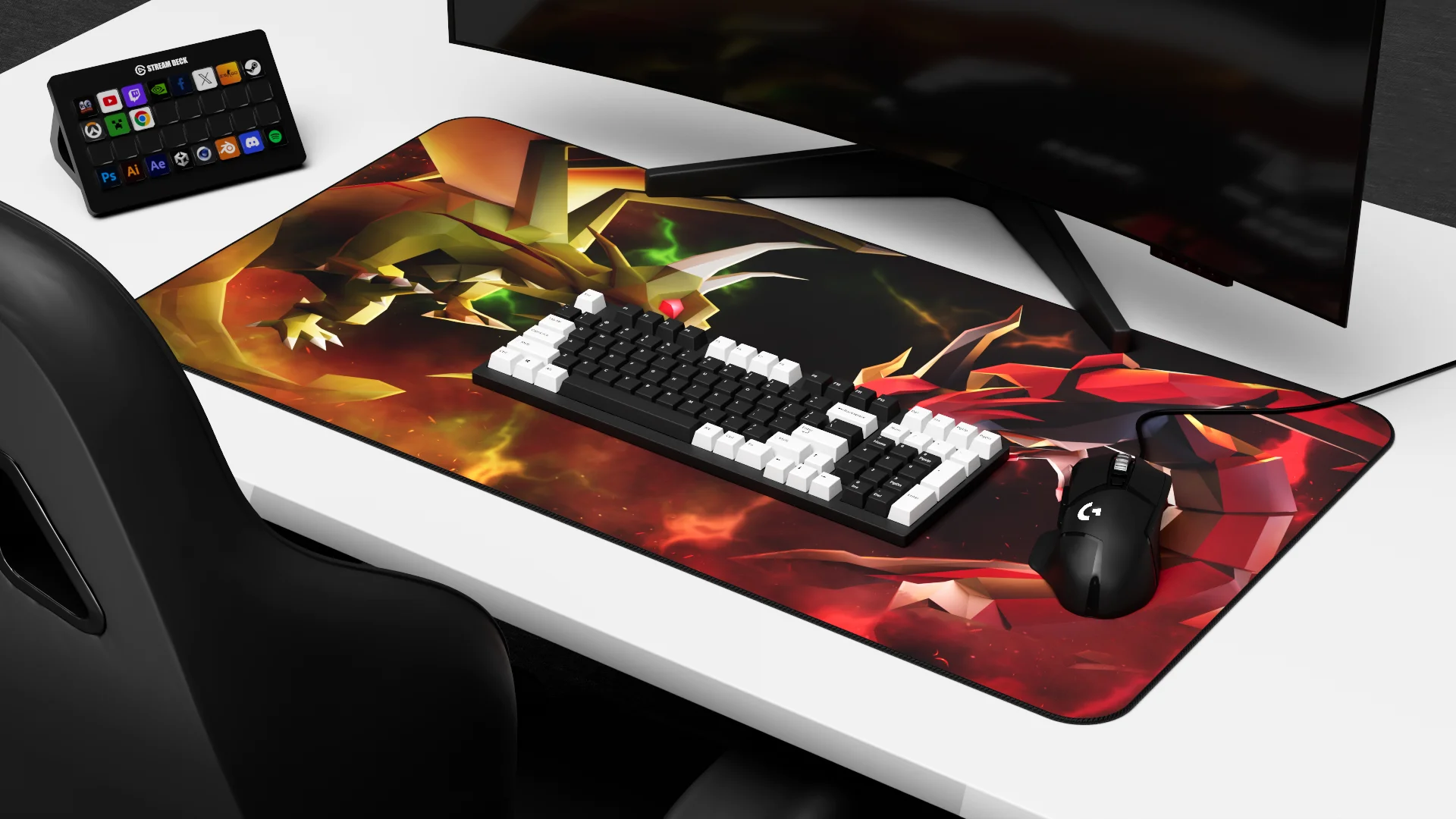 The First and Final Flame | Large Desk Mat product image (3)
