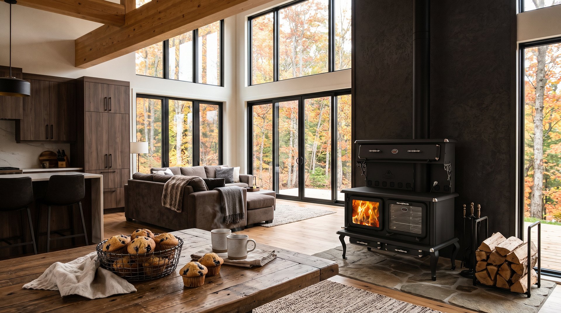 JA Roby Cuisiniere 3.0 SE Wood Cook Stove with Warming Oven product image (8)