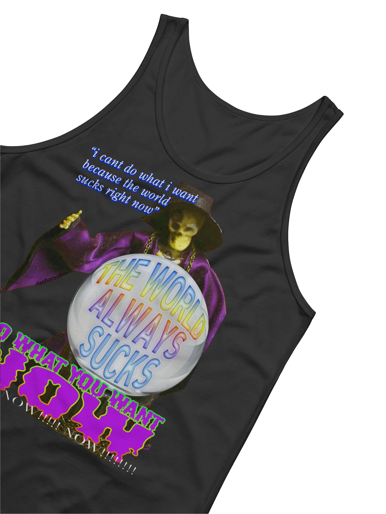 THE WORLD ALWAYS SUCKS "TANK TOP" product image (16)